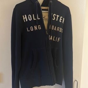 Hollister full zip hoodie